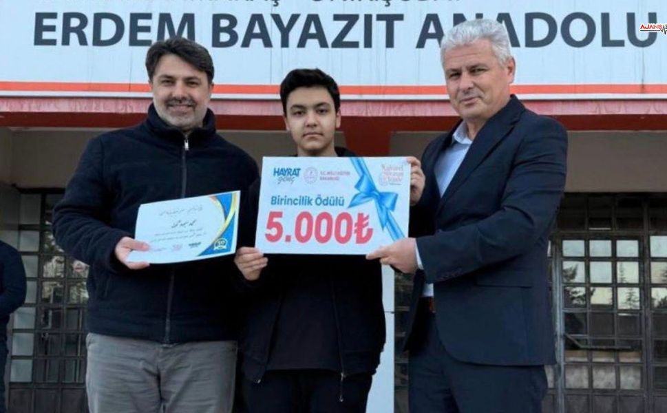 Kahramanmaraş’ta Kültürel Miras Projesinde Öğrenciye 5 Bin TL Ödül